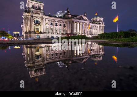 Bâtiment du Parlement du Reichstag à Berlin, Allemagne Banque D'Images