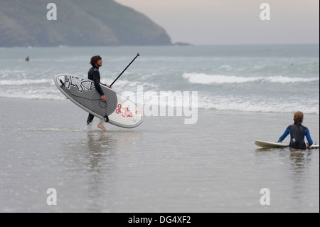 Porth Neigwl autour de scènes Banque D'Images