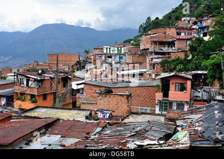 Le district de Santo Domingo à Medellin .Département d'Antioquia. Colombie Banque D'Images