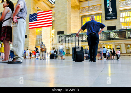 Grand Hall de Grand Central Terminal, Manhattan, New York City, USA Banque D'Images