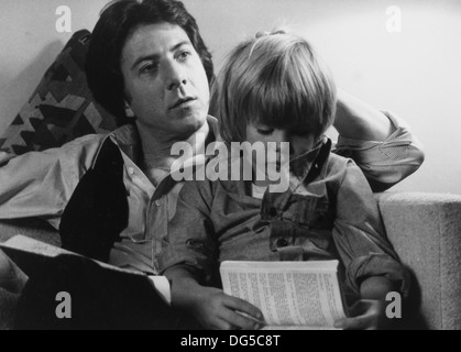 Dustin Hoffman et Justin Henry, On-Set du Film, Kramer vs. Kramer, 1979 Banque D'Images