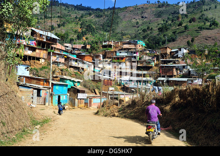 Le district de Santo Domingo à Medellin .Département d'Antioquia. Colombie Banque D'Images