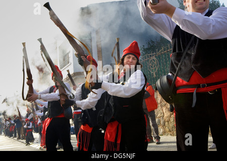 Festival de pin, Centelles, province de Barcelone, Catalogne, Espagne Banque D'Images