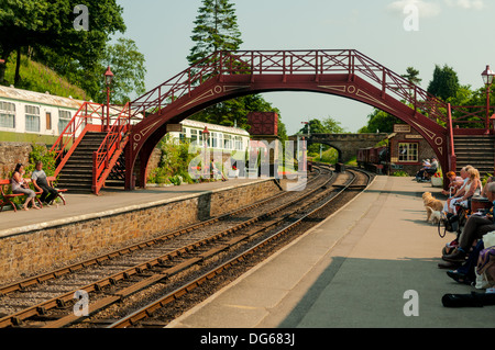 La gare de Goathland, Eskdale, North Yorkshire, Angleterre Banque D'Images