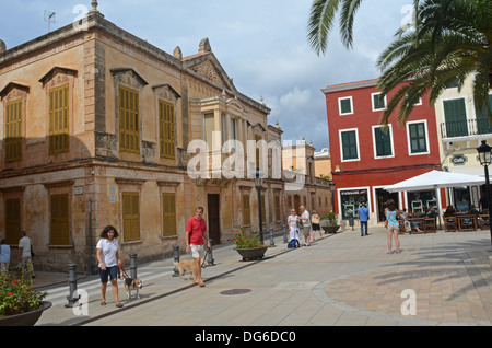 Vieux quartier de Ciudatella, Menorca Banque D'Images