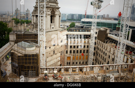 Une vue de la Sky Lounge au Double Tree by Hilton Hotel, Londres, Royaume-Uni. Banque D'Images