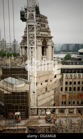 Une vue de la Sky Lounge au Double Tree by Hilton Hotel, Londres, Royaume-Uni. Banque D'Images