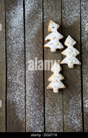 Gingembre biscuits croquants au conseil, de l'alimentation close up Banque D'Images