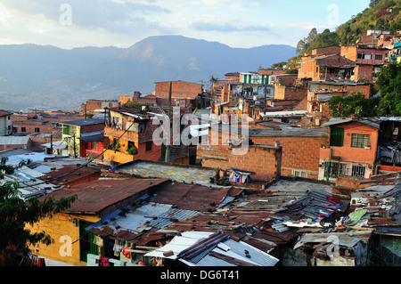 Le district de Santo Domingo à Medellin .Département d'Antioquia. Colombie Banque D'Images