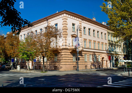 Ambassade de France à Zagreb Banque D'Images