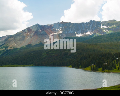 Trout Lake, San Juan Skyway,Colorado Banque D'Images