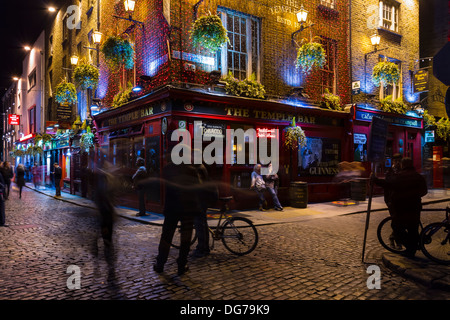 Temple Bar à Dublin, Irlande Banque D'Images