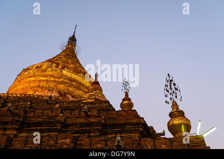 Pagode Dhammayazika, Bagan, Myanmar, en Asie Banque D'Images