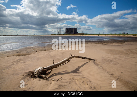 Centrale nucléaire de Hartlepool, North Tees Banque D'Images