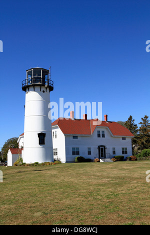 La lumière, Chatham Chatham, Cape Cod, Massachusetss, USA Banque D'Images