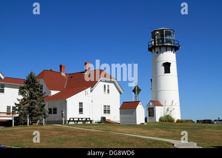 La lumière, Chatham Chatham, Cape Cod, Massachusetss, USA Banque D'Images