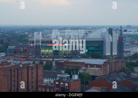 Manchester United le stade de football Old Trafford UK Banque D'Images