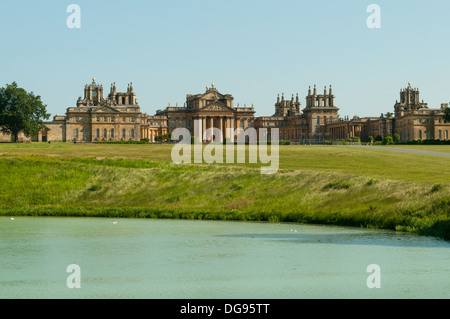 Le Palais de Blenheim, Woodstock, Oxfordshire, Angleterre Banque D'Images