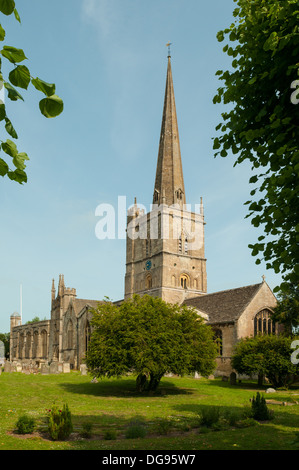 St John the Baptist Church, Burford, Oxfordshire, Angleterre Banque D'Images