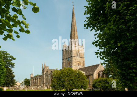 St John the Baptist Church, Burford, Oxfordshire, Angleterre Banque D'Images