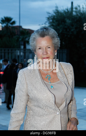 Anne-Aymone Sauvage de Brantes l'épouse du président français Valéry Giscard d'Estaing Banque D'Images