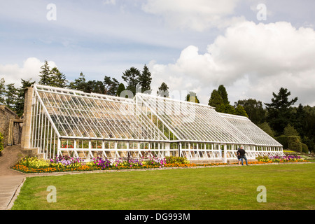 Les jardins de Cragside, Rothbury, Northumberland, la demeure de Lord Armstrong, un ingénieur et inventeur de l'époque victorienne Banque D'Images