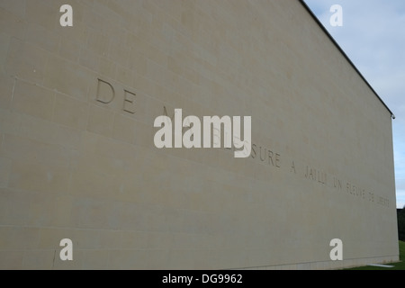 Le Mémorial de Caen musée d'éducation Banque D'Images