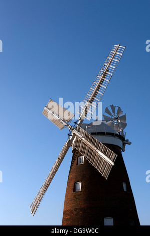 Thaxted Moulin, Essex, Angleterre. 16 octobre 2013 vu ici : John Webb's Moulin, connu sous le nom de Thaxted Moulin Banque D'Images