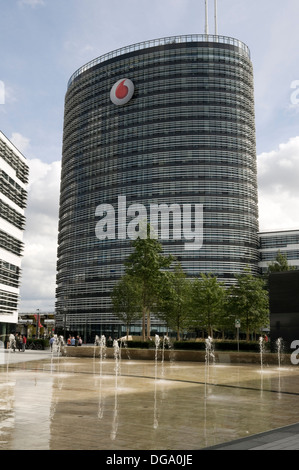 Le nouveau siège de Vodafone à Düsseldorf, NRW, Allemagne. Banque D'Images