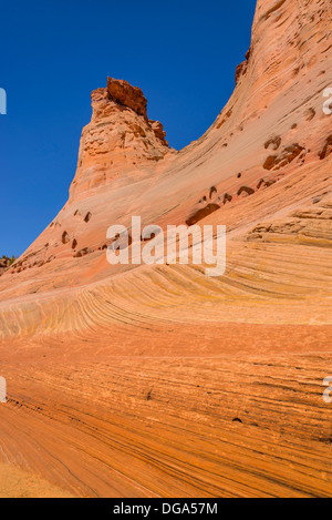 Rock formation, près de Harris, lavage Grand Staircase Escalante National Monument, Utah USA Banque D'Images