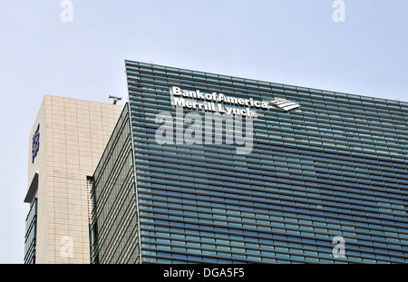 La banque d'Amérique Merry Lynch Tokyo Japon Banque D'Images