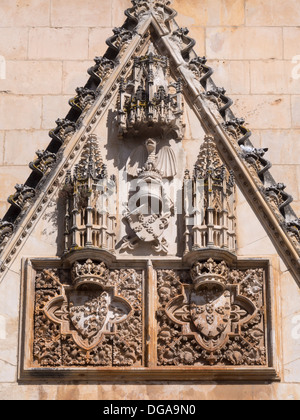 Monastère de Santa Maria da Vitória (aka Monastère de Batalha), Batalha, Portugal Banque D'Images