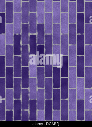 La texture du mur de brique violet Banque D'Images