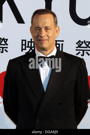 Tokyo, Japon. 17 Oct, 2013. Tom Hanks assiste à la cérémonie d'ouverture du 26e Festival International du Film de Tokyo à Roppongi Hills le 17 octobre 2013 à Tokyo, Japon. Credit : Junko Kimura/Jana Press/ZUMAPRESS.com/Alamy Live News Banque D'Images