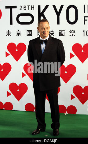 Tokyo, Japon. 17 Oct, 2013. Tom Hanks assiste à la cérémonie d'ouverture du 26e Festival International du Film de Tokyo à Roppongi Hills le 17 octobre 2013 à Tokyo, Japon. Credit : Junko Kimura/Jana Press/ZUMAPRESS.com/Alamy Live News Banque D'Images