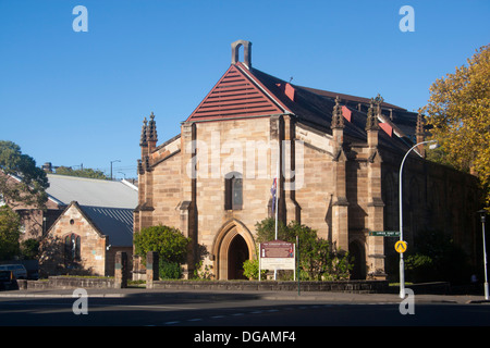 Église sainte trinité garnison Millers Point The Rocks Sydney NSW Australie Nouvelle Galles du Sud Banque D'Images