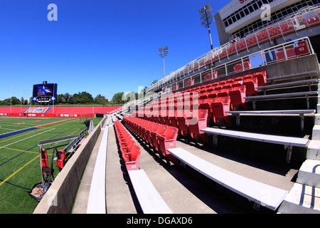 Stade de football à l'université Stony Brook de New York Long Island Banque D'Images