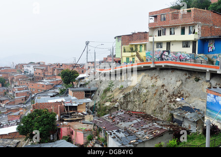 COMUNA 13 - 20 de Julio à Medellin district .Département d'Antioquia. Colombie Banque D'Images