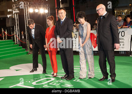 Tokyo, Japon. 17 Oct, 2013. Le Tokyo International Film Festival s'ouvre cette année pour la 26e édition. Cette ans Tiff utilise un coeur design comme son logo. Il représente une véritable passion pour le cinéma qui est partagé par les cinéastes et le public, et d'inspiration, des films qui continuent à offrir. Crédit : Michael Steinebach/AFLO/Alamy Live News Banque D'Images