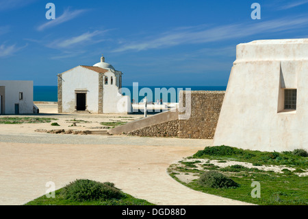 Le Portugal, l'Algarve, Lagos, le promontoire, la Capela do Infante Banque D'Images