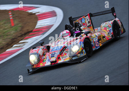 Shinozuka, Japon FUJI International Speedway. 18 Oct, 2013. 6 heures d'endurance FIA WEC endurance, la pratique. # 45 OAK Racing (FRA) MORGAN LMP2 NISSAN JACQUES NICOLET (FRA) KEIKO IHARA (JPN) Credit : Action Plus Sport/Alamy Live News Banque D'Images