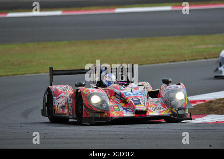 Shinozuka, Japon FUJI International Speedway. 18 Oct, 2013. 6 heures d'endurance FIA WEC endurance, la pratique. # 45 OAK Racing (FRA) MORGAN LMP2 NISSAN JACQUES NICOLET (FRA) KEIKO IHARA (JPN) Credit : Action Plus Sport/Alamy Live News Banque D'Images