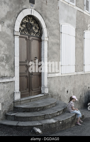 Ce qui est derrière la porte ? Banque D'Images