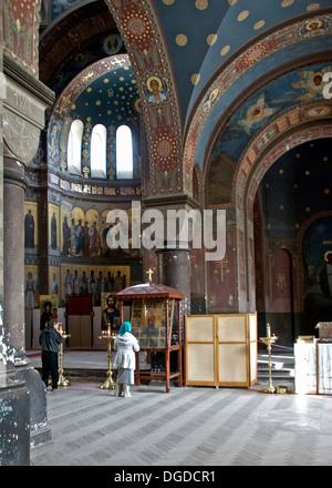 Novy Afon monastère, Abkhazie, rompre Etat de Géorgie Banque D'Images