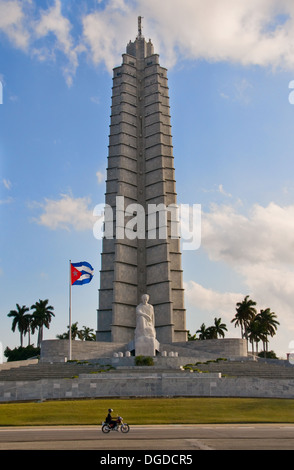 Jose Marti Monument situé sur la Plaza de la Revolucion (Place de la révolution). La Havane, Cuba. Banque D'Images