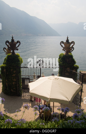 Villa del Balbianello. Lezzeno, Lac de Côme, Lombardie, Italie. Emplacement du film de James Bond "Casino Royale" et Star Wars Episode II Banque D'Images