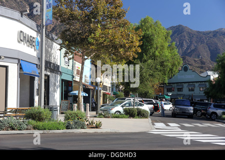 Le centre-ville de la Sierra Madre, Californie Banque D'Images
