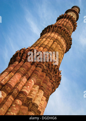 Qutub Minar à Delhi, en Inde. Banque D'Images