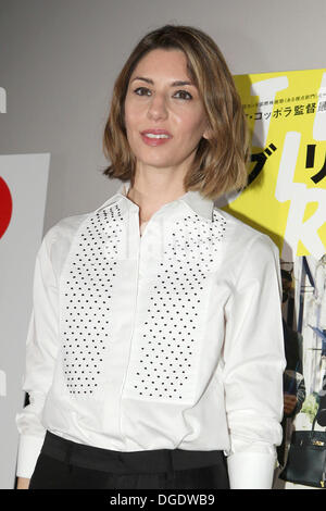 Tokyo, Japon. 18 Oct, 2013. Sofia Coppola directeur assiste à la "Bling Ring" accueil au stade Toho Cinemas Roppongi Hills le 18 octobre 2013 à Tokyo, Japon. Photo : afp/Alamy Live News Banque D'Images