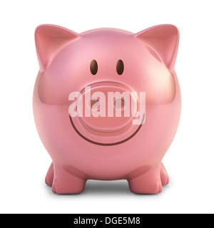 Piggy bank with clipping path inclus. Banque D'Images
